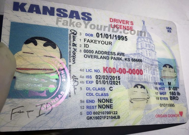 Kansas ID Buy Premium Scannable Fake ID We Make Fake IDs