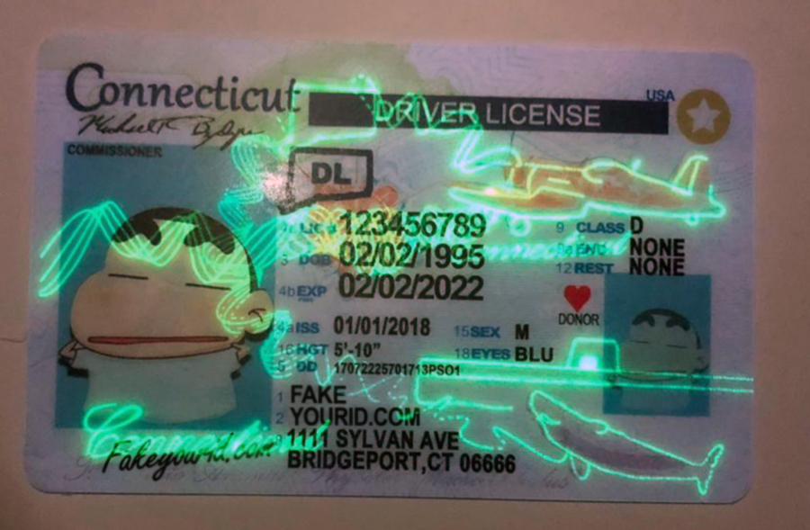 drivers license format ct