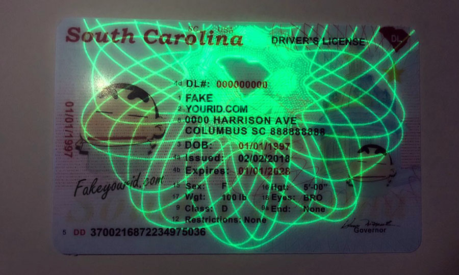 South Carolina ID - Buy Premium Scannable Fake ID - We Make Fake IDs