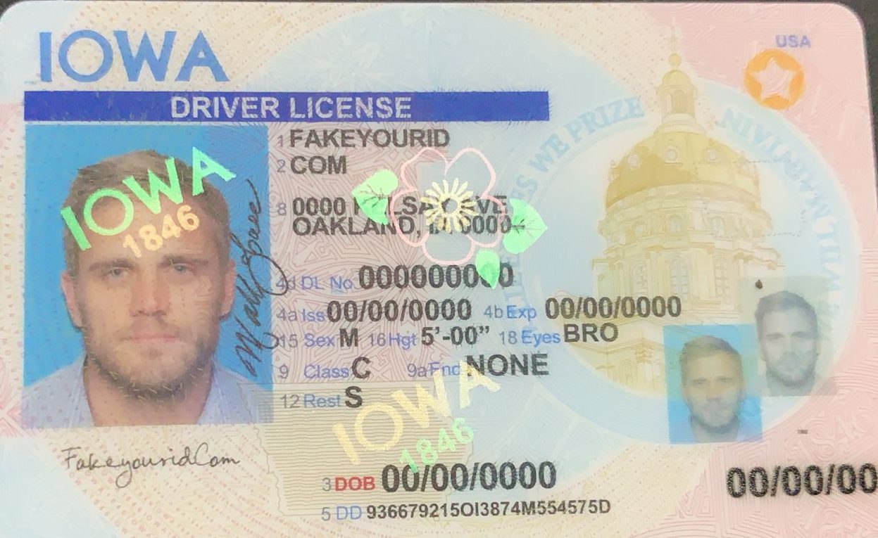 Iowa - Buy Scannable Fake ID - We Make Premium Fake IDs