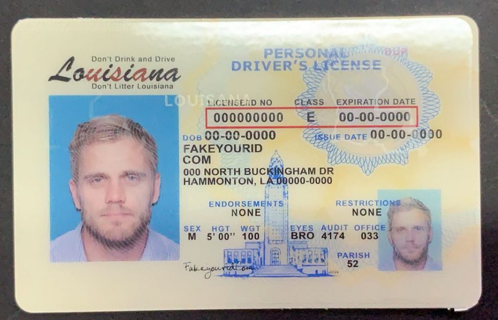 Louisiana - Buy Scannable Fake ID - We Make Premium Fake IDs