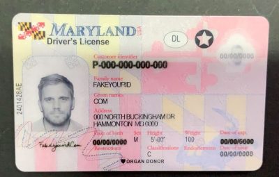 Maryland - Buy Scannable Fake ID - We Make Premium Fake IDs