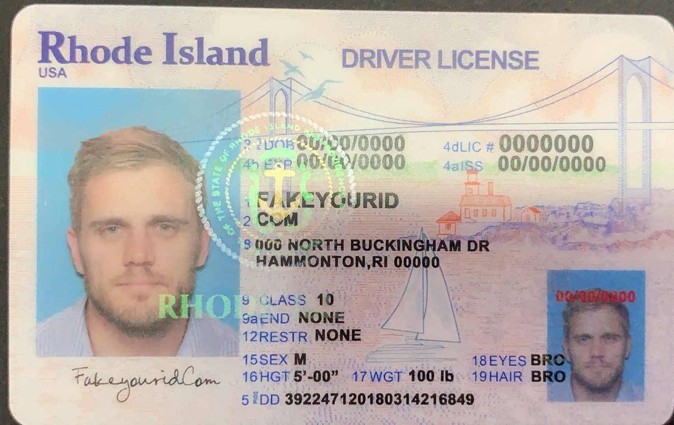 Rhode Island - Buy Scannable Fake ID - We Make Premium Fake IDs