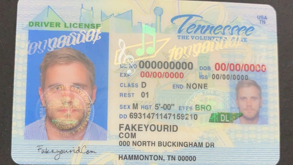 Tennessee - Buy Scannable Fake ID - We Make Premium Fake IDs